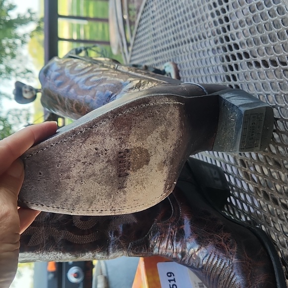 Corral Boots Brown-Black Vegas Marble - Picture 4 of 4